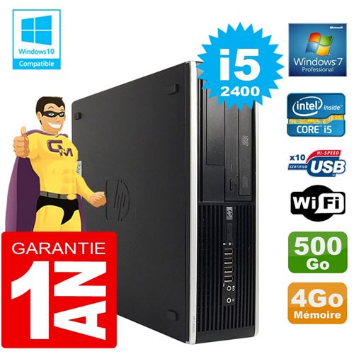 Acheter Pc hp compaq 8300 sff core i5-2400 ram 4go disque 500 go graveur dvd wifi w7 État correct - 159,00 € Pc hp compaq 8300 sff core i5-2400 ram 4go disque 500 go graveur dvd wifi w7 État correct - Hewlett-Packard reconditionné disponible sur Fnac