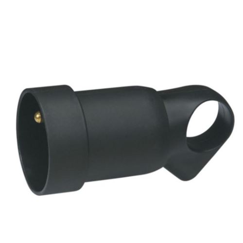 Legrand Noir - Prolongateur Plastique 2P+T 16A À Anneau