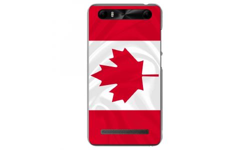 Coque souple pour Konrow Just5 avec impression Motifs drapeau du Canada