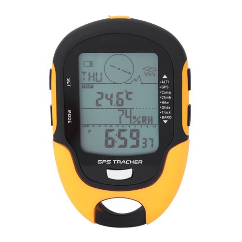Altimètre électronique SUNROAD GPS Navigation USB rechargeable