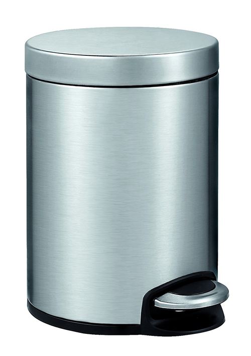 Poubelle serene step bin 5l inox mat, eko