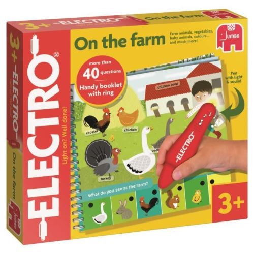Jumbo Electro Wonderpen On the farm, Batterie-Pile, LR41, 1,5 V, 240 mm, 40 mm, 215 mm