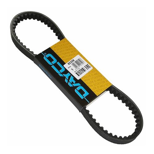 Courroie maxiscooter adaptable aprilia 125 leonardo-beta 125 eikon-bmw 125 c1-sym 125 euro-mx, shark (803x19) -dayco kevlar-