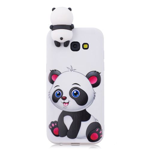 Coque en TPU impression de motifs de poupées mignonnes en 3D adorable panda pour votre Samsung Galaxy J4 Plus