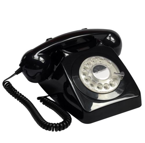 téléphone rétro GPO 746 noir