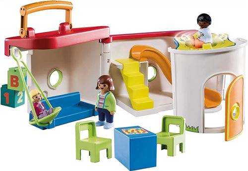 Playmobil 1.2.3 70399 La creche a emporter Playmobil Achat prix fnac