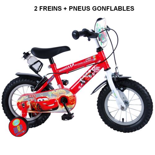 Velo 12 Pouces Cars Disney Enfant Velos Achat Prix Fnac