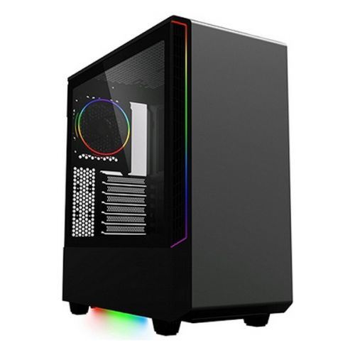 Boîtier Demi Tour Micro ATX / Mini ITX CoolBox COO-DGC-A191-0 RGB LED Noir