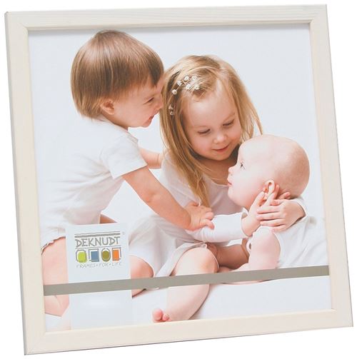 Deknudt Frames S41JL1-21.0X29.7 Cadre Photo Bois Fin Blanc 21 x 29.7 cm
