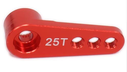 Nouveau Hot Aluminium 28,3 mm 25 dents Dents Direction Demi rouge