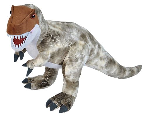 Wild Republic peluche T-Rex 63 cm gris