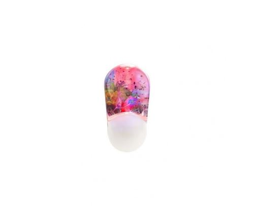 Globo lighting applique led incluse - blanc translucide multicolore - l 5,5 x h 10,8 cm