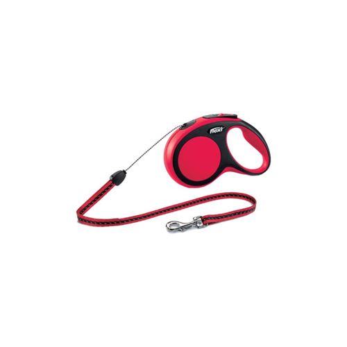 Trixie Laisse Corde Flexi New - S - 8m - Rouge - Pour Chien
