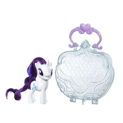 Figurine my little pony : sac à main et rarity hasbro