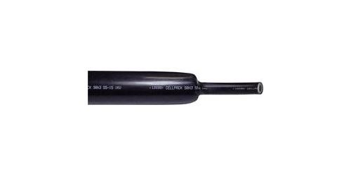Gaine thermorétractable avec colle 3:1 CellPack 127416 noir Ø avant retreint: 8 mm 1 m
