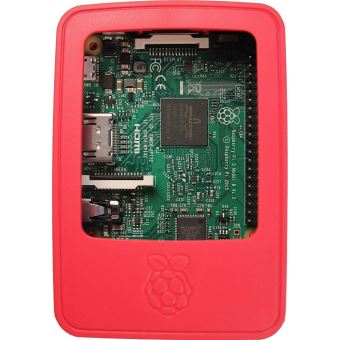 Raspberry Pi Boîtier pour Raspberry Pi 4 Model B Rouge/Blanc