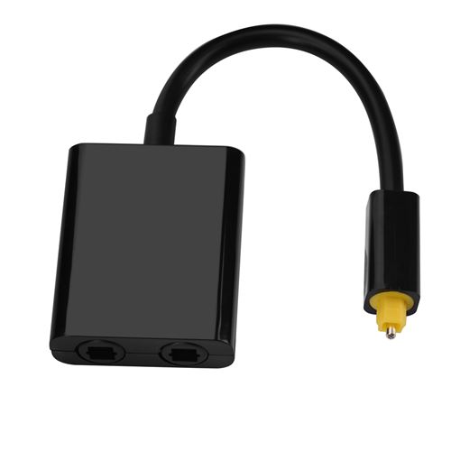 Adaptateur USB Vers Sortie Optique SPDIF (Toslink) - 1.5m - Pour PC, Ordinateur Portable, Consoles