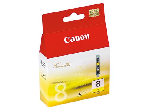 CANON Cartouche jet d'encre Originale CLI-8Y 13ml Jaune