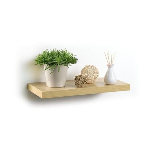 CODICO Etagere murale flottante Homea 50x22,5x3,4 cm chene clair