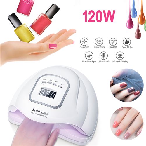 Lampe UV pour ongles 120 W Led Lampe Sèche-Ongles - SUN X5 MAX