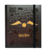 Classeur premium à 2 anneaux avec élastique Harry Potter Vif d'Or