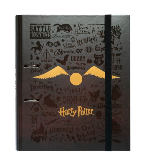 Dossier 2 Anneaux Decoupe Premium Harry Potter