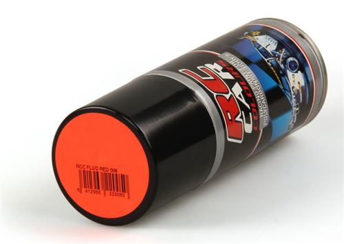 Bombe peinture Lexan Voiture FLUO ROUGE (1005) 150ml