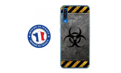 Coque souple pour Samsung Galaxy A50 avec impression Motifs radioactif