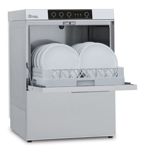 Lave vaisselle professionnel avec adoucisseur 3,5 kW Monophas&eacute; 