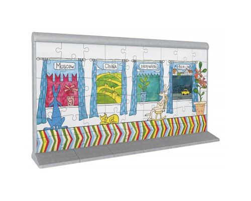 Puzzle 108 Pièces : Puzzle 3D : L'art du Mur de Berlin No. 2, Ravensburger