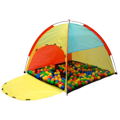 LittleTom Tente de jeux à boules 122x122x107cm jouet pour enfant Multicolore