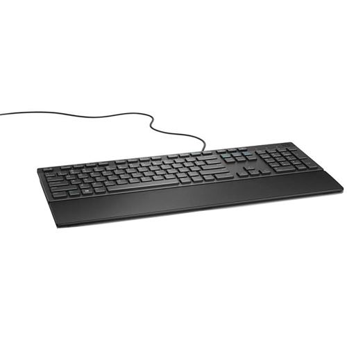 Dell KB216 - Keyboard - USB - Belgium - black - for Inspiron 17R 57XX; Latitude 7400 2-in-1, D630; OptiPlex 50XX; Vostro 200; XPS One 27XX