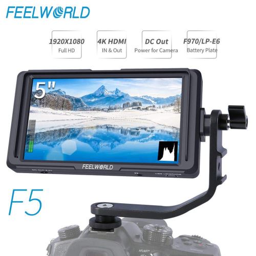 FEELWORLD F5 5 pouces reflex numérique sur l'appareil photo Moniteur Petit Champ Full HD 1920x1080 ZPP81228003