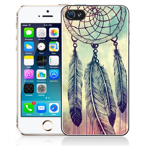 Coque pour iPhone 5C dreamcatcher plumes