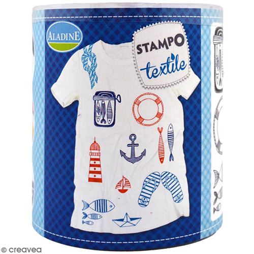 Stampo Textile - Navy