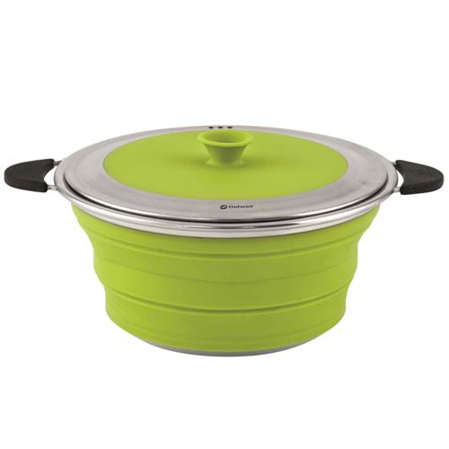 Outwell Faitout pliable avec couvercle 2,5 L M Vert citron 650628