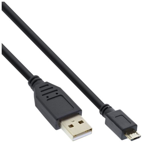 InLine - Câble USB - Micro-USB de type B (M) pour USB (M) - USB 2.0 - 50 cm - noir