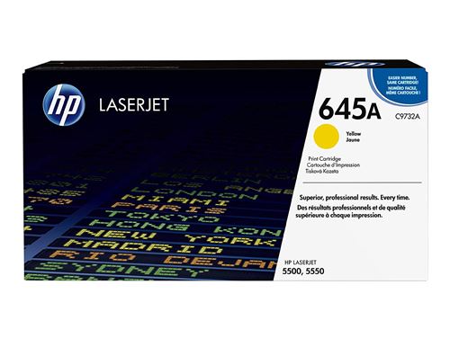 HP - C9732A - Cartouche de Toner Jaune