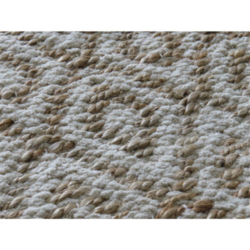 Tapis Style Berbère En Laine Blanche Et Grise Masala Dimensions 160x230 Cm