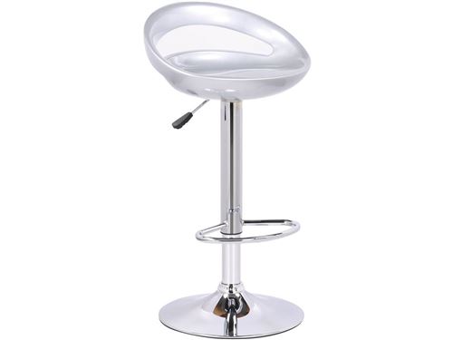 lot de 2 tabourets de bar blue lagoon - gris