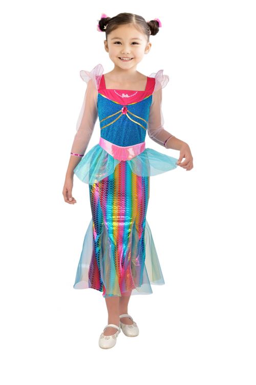Barbie Robe Habillee Filles Arc En Ciel En Polyester 4 Ans Deguisement Enfant Achat Prix Fnac