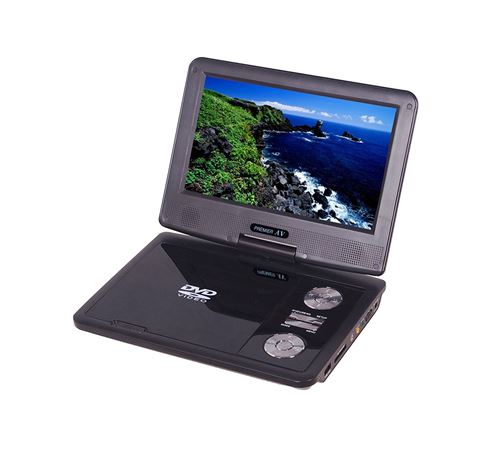 Premier AV SB-D9020 Lecteur DVD portatif Noir Avec un étui de transport gratuit pour appuie-tête