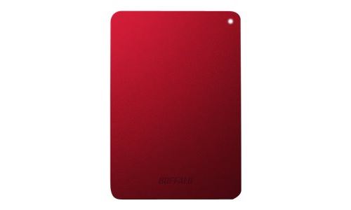 BUFFALO MiniStation Safe - Disque dur - 1 To - externe (portable) - USB 3.0 - rouge