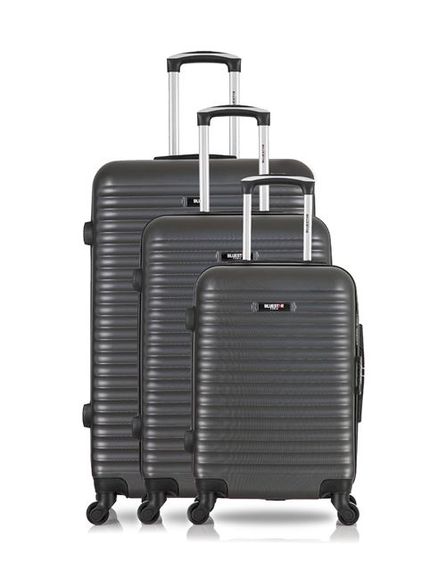 Set de 3 valises BLUESTAR | BRAZILIA Gris Foncé en ABS