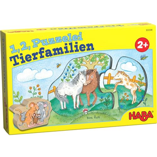Haba 6 premiers puzzles animaux enfants 7-pièces DE