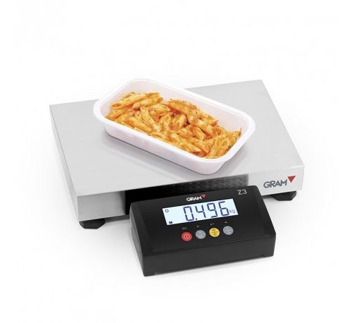 Balance de cuisine professionnelle 30 kg Z3T - Gram - - Inox