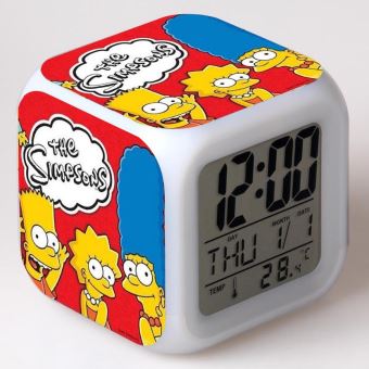 mini réveil simpsons homer et marge it's all good