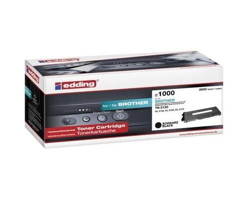 Edding toner remplace brother tn-2120 compatible noir 2600 p 18-1000