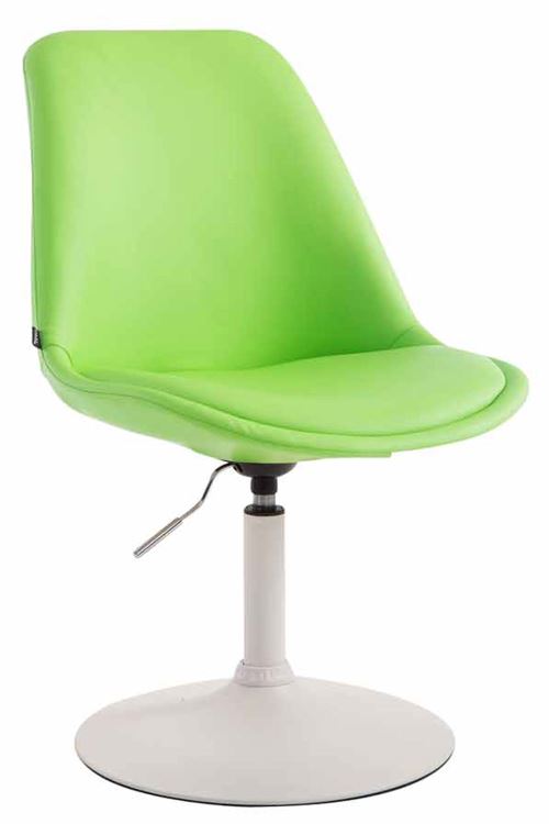Chaise de salle à manger MAVERICK similicuir , Vert/Blanc
