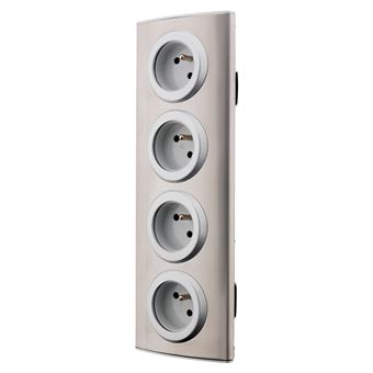 Multiprise Fanton 41081 – 4 Prises Schuko 16A, 2P+T, Avec Câble Noir